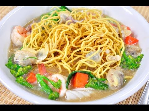 Crispy Noodle with Seafood