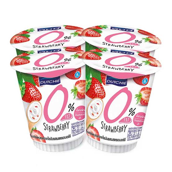 Fat Free Yoghurt with Strawberry (Dutchie Brand)