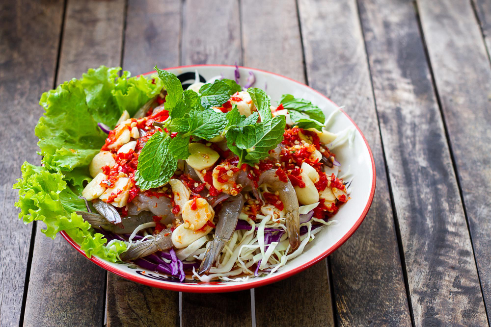 กุ้งแช่น้ำปลา