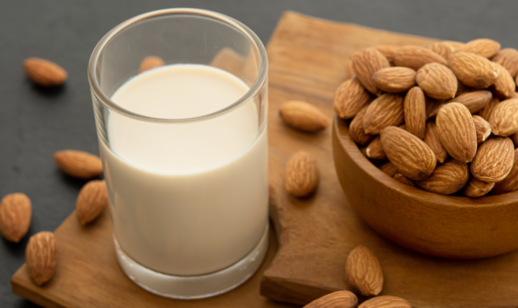 Monk fruit almond milk