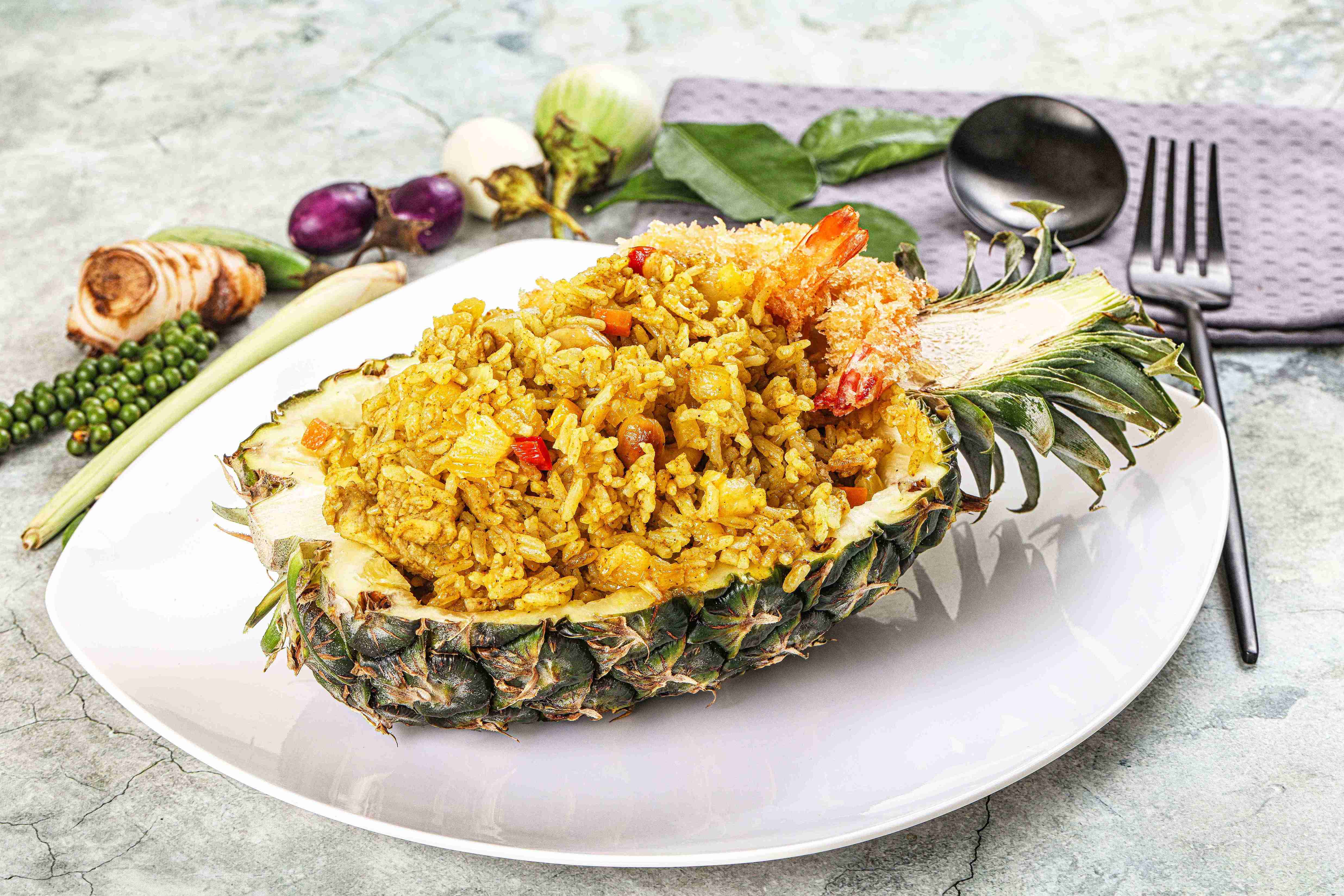 Pineapple Fried Rice.