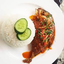 Rice with Mackerel Chuchi Curry