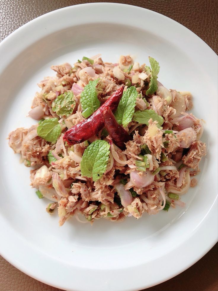 ลาบปลาทููน่า