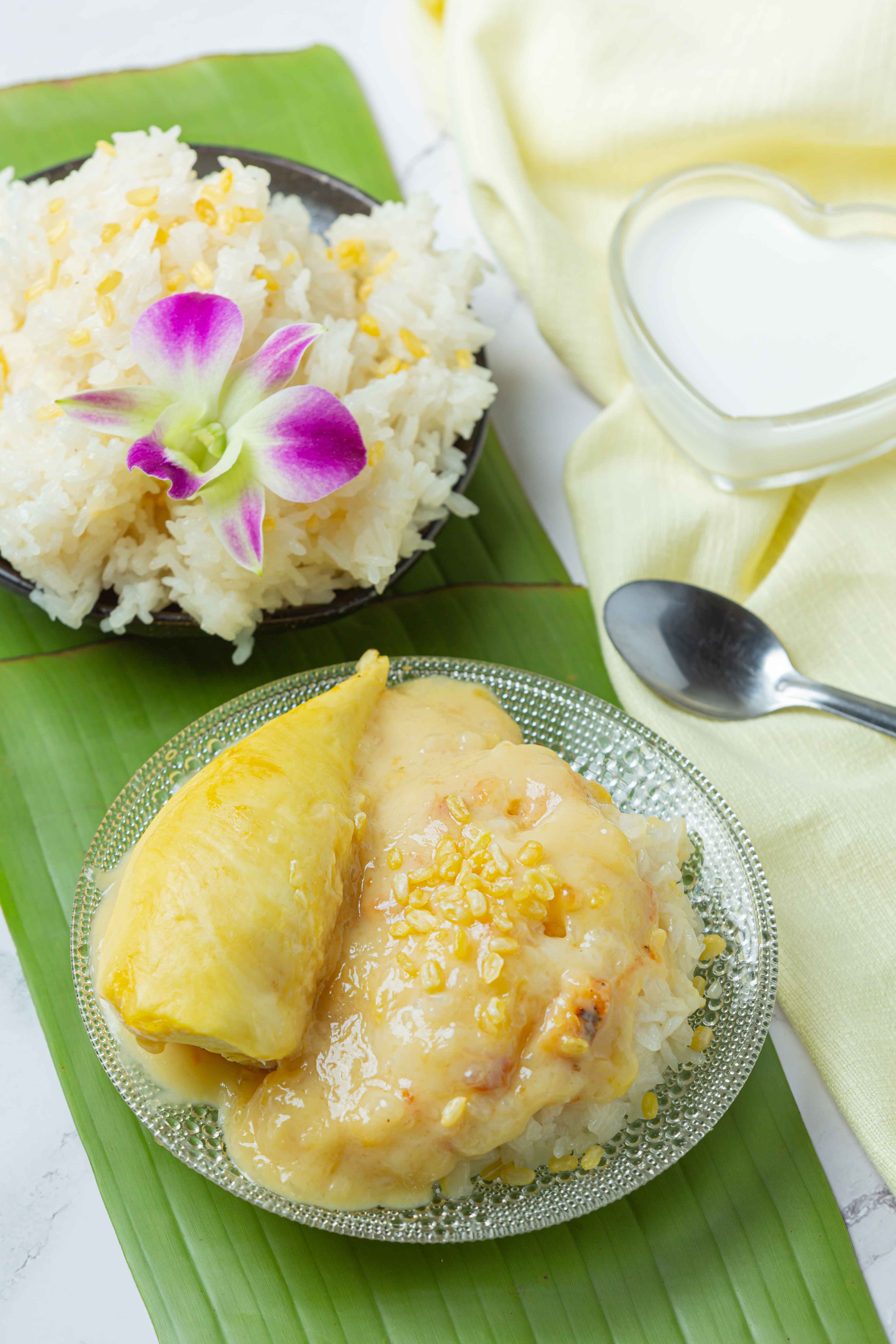 Sticky Rice with Durian