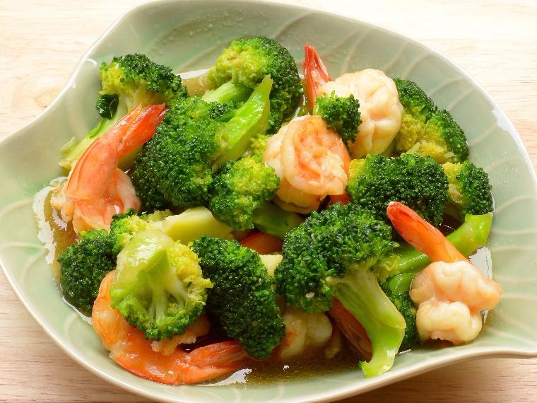 Stir Fried Broccoli with Shrimp
