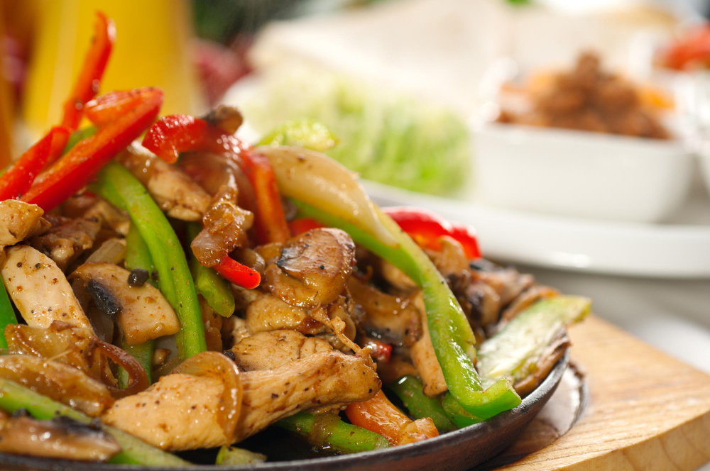 Stir-fried Black Pepper Chicken