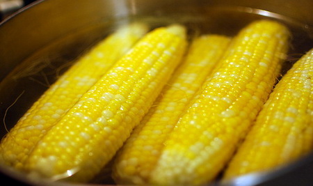 Sweet Corn, Boiled