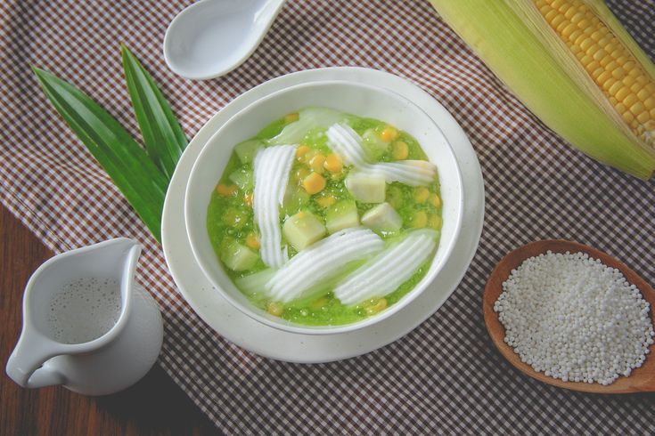 สาคูเปียกข้าวโพด