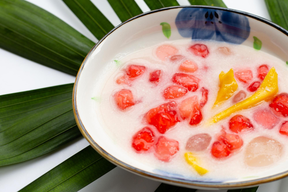 Thai Red Rubies in Coconut Milk