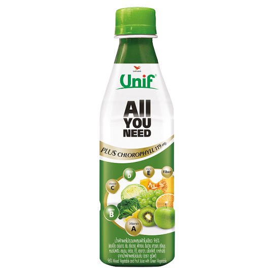 Unif, Green Leafy Mixed Fruit Juice 100%