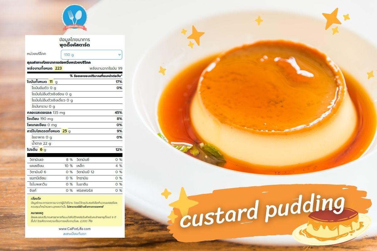 custard pudding