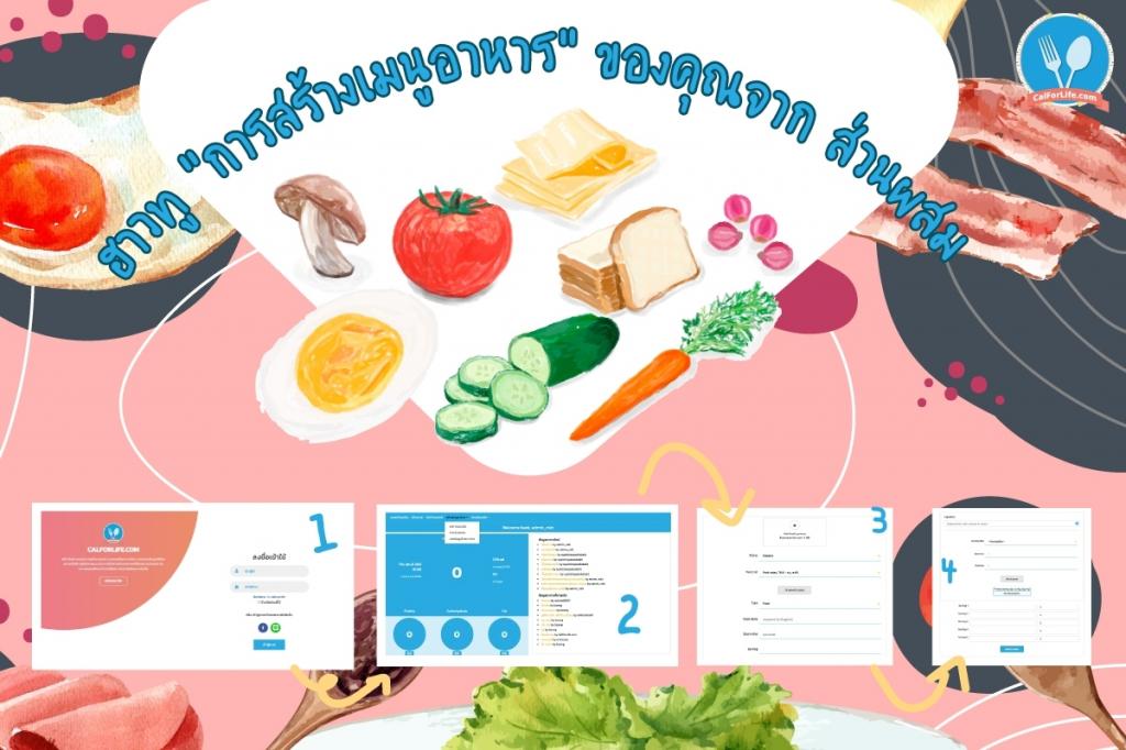 Create your food menu from ingredients